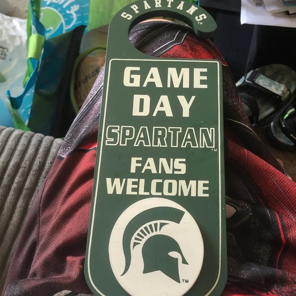 Green Door Hanger - Team Logo Home Accent